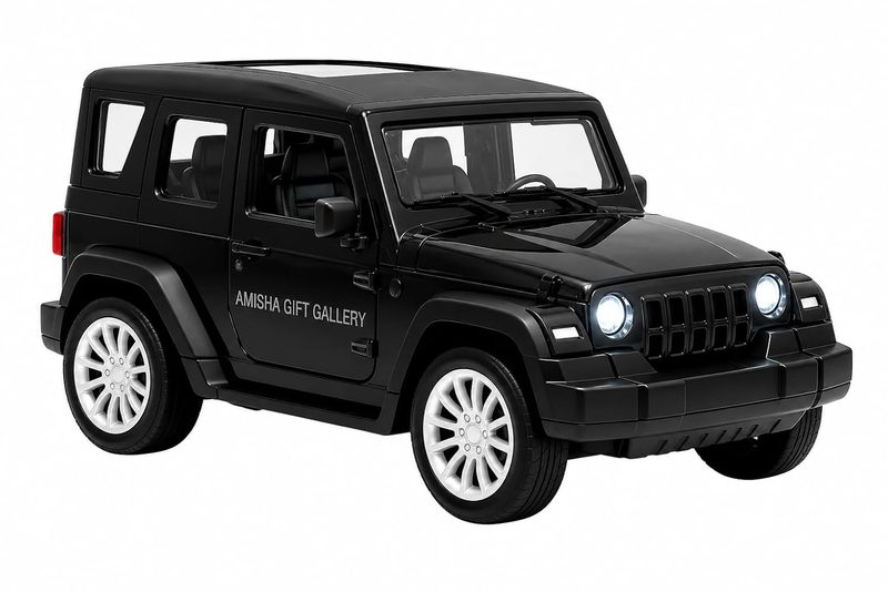 Thar Roxx diecast metal toy car, black